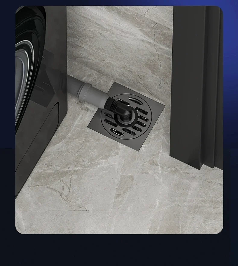 Square Stainless Steel Floor Drain - AquaShield Design