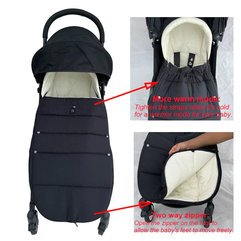 Cozy Footmuff for Stroller – Warm Feet Bag for Baby