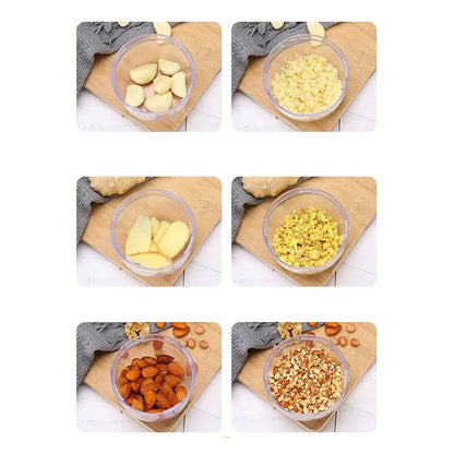 Manual Nut Grinder for Nuts and Spices with Stainless Steel Blades