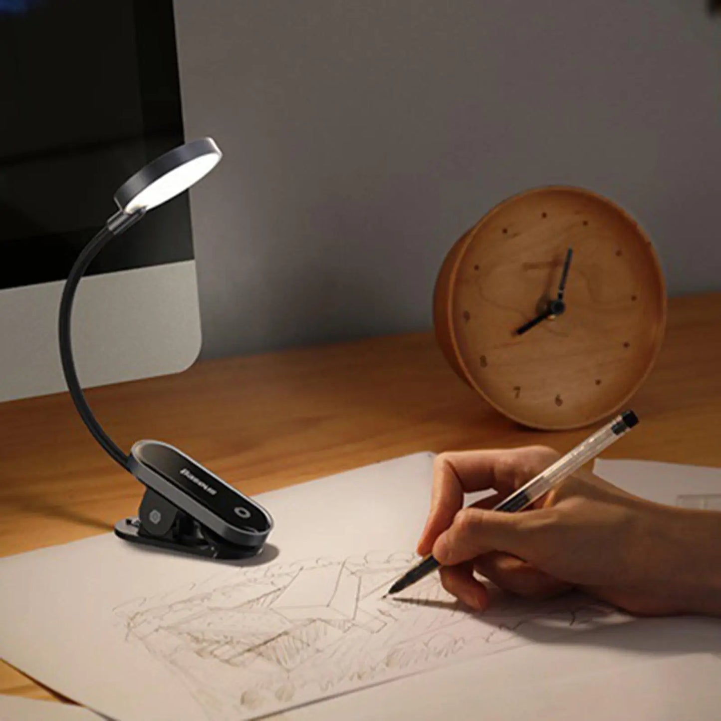 Adjustable Arm Desk Lamp with 360-Degree Flexibility