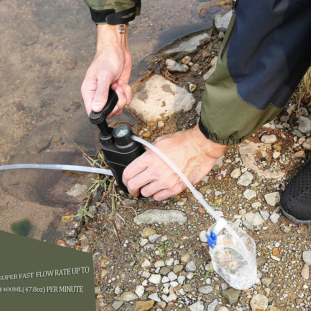 Outdoor Water Filter with 99.99% Bacteria Removal – 5000L Capacity