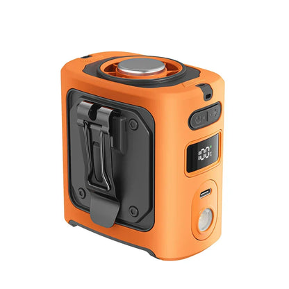 Portable Hip Fan with 8000mAh Power Bank and LED Light – Cooling Device