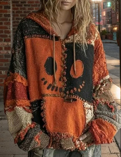 Cozy Halloween Mischief Hoodie – Fun Pumpkin & Ghost Design for Fall Gatherings
