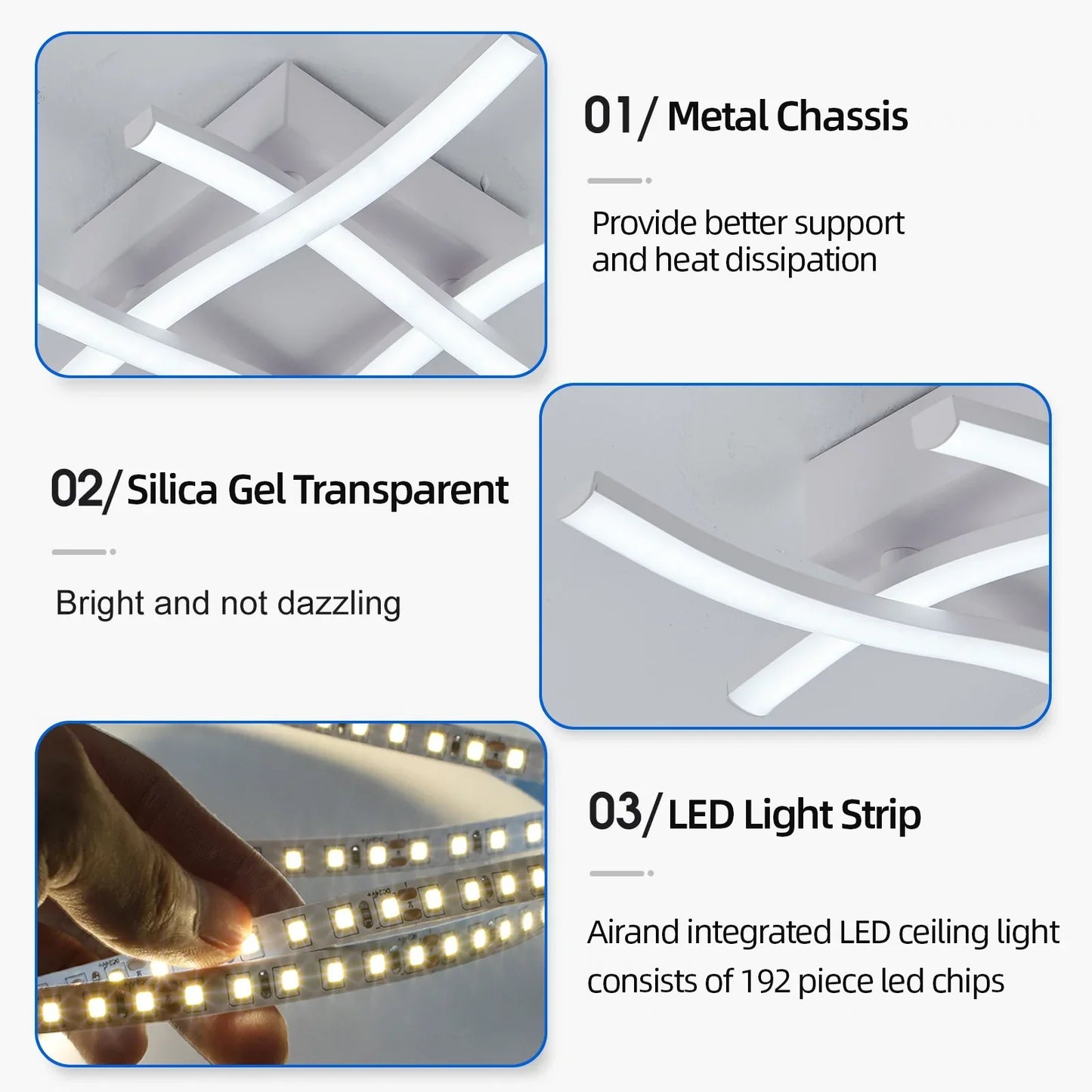 Modern 24W LED Ceiling Light – Stylish Illumination for Any Room