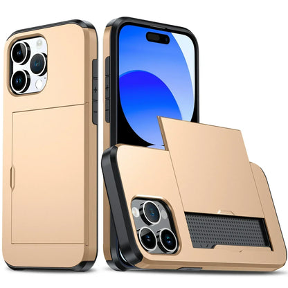 Slim iPhone Case with Card Holder - Stylish Protection and Storage