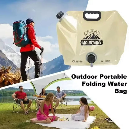 Collapsible Water Carrier Bag with Spout | Compact Design for Outdoor Use