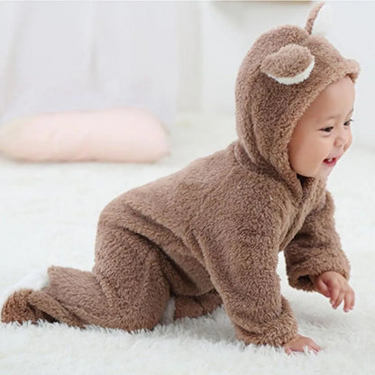 Cozy Fleece Baby Onesie for Newborns