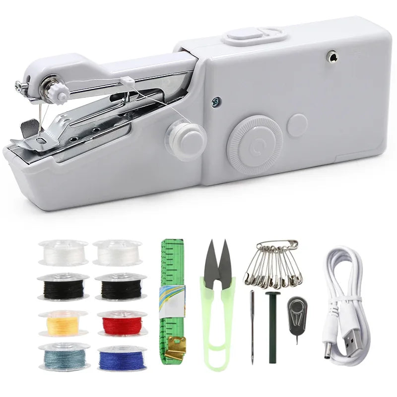 Compact and Portable Mini Sewing Machine for Repairs and DIY Projects