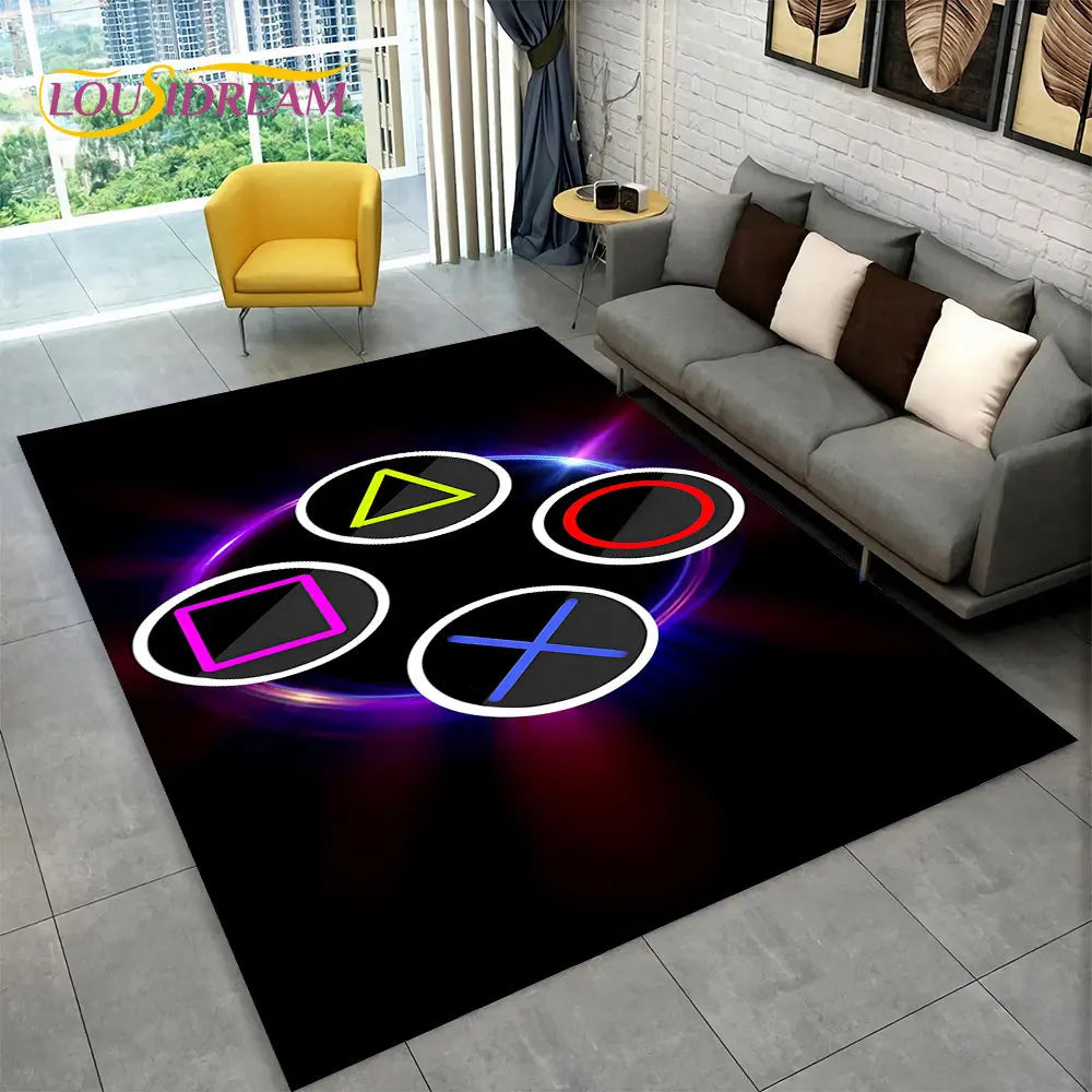 3D Soft Playmat for Kids and Gamers – Gamepad Floor Mat