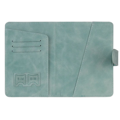 Compact Passport Holder with RFID Protection | Elegant Leather Look for Men & Women