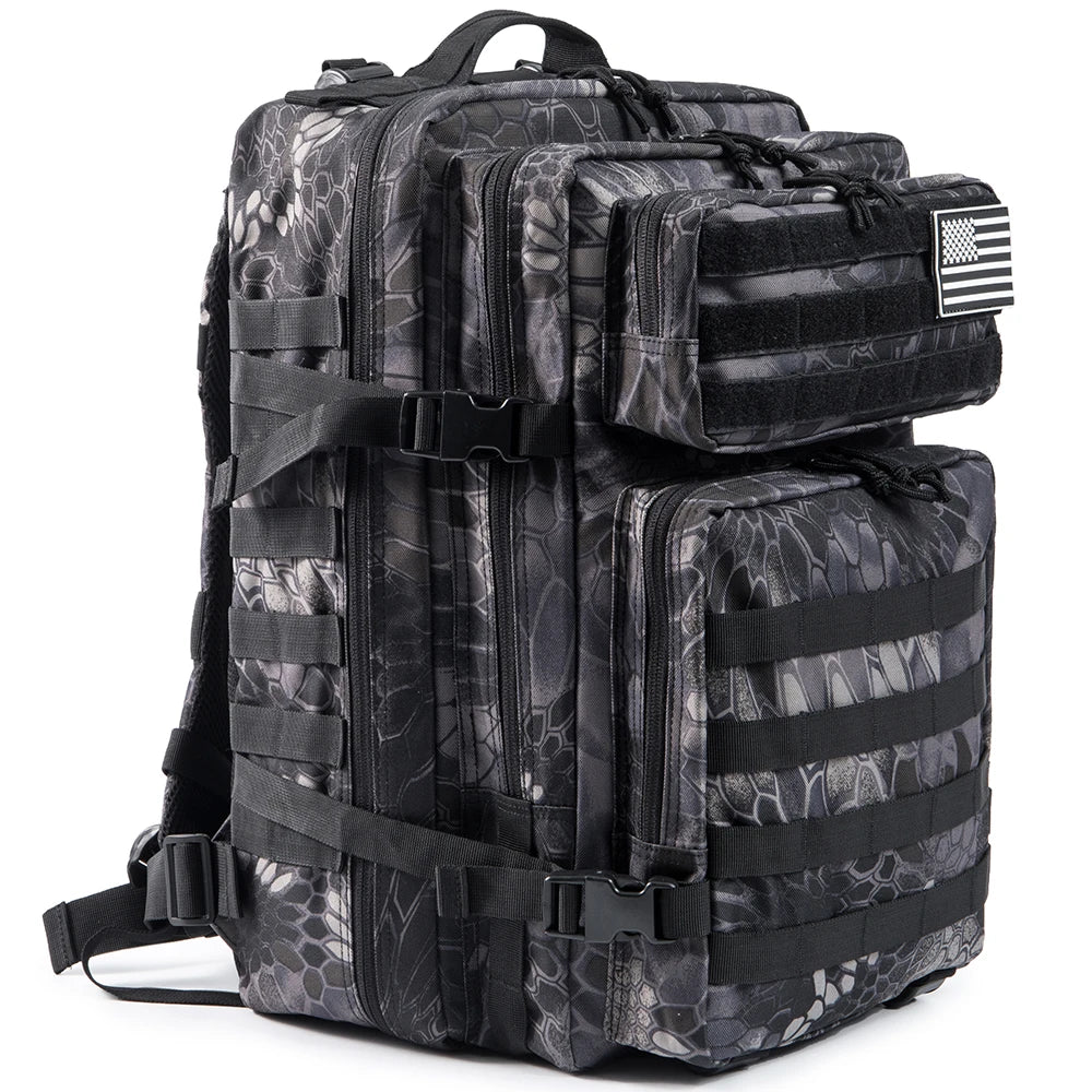 45L Camo Tactical Backpack for Military Use