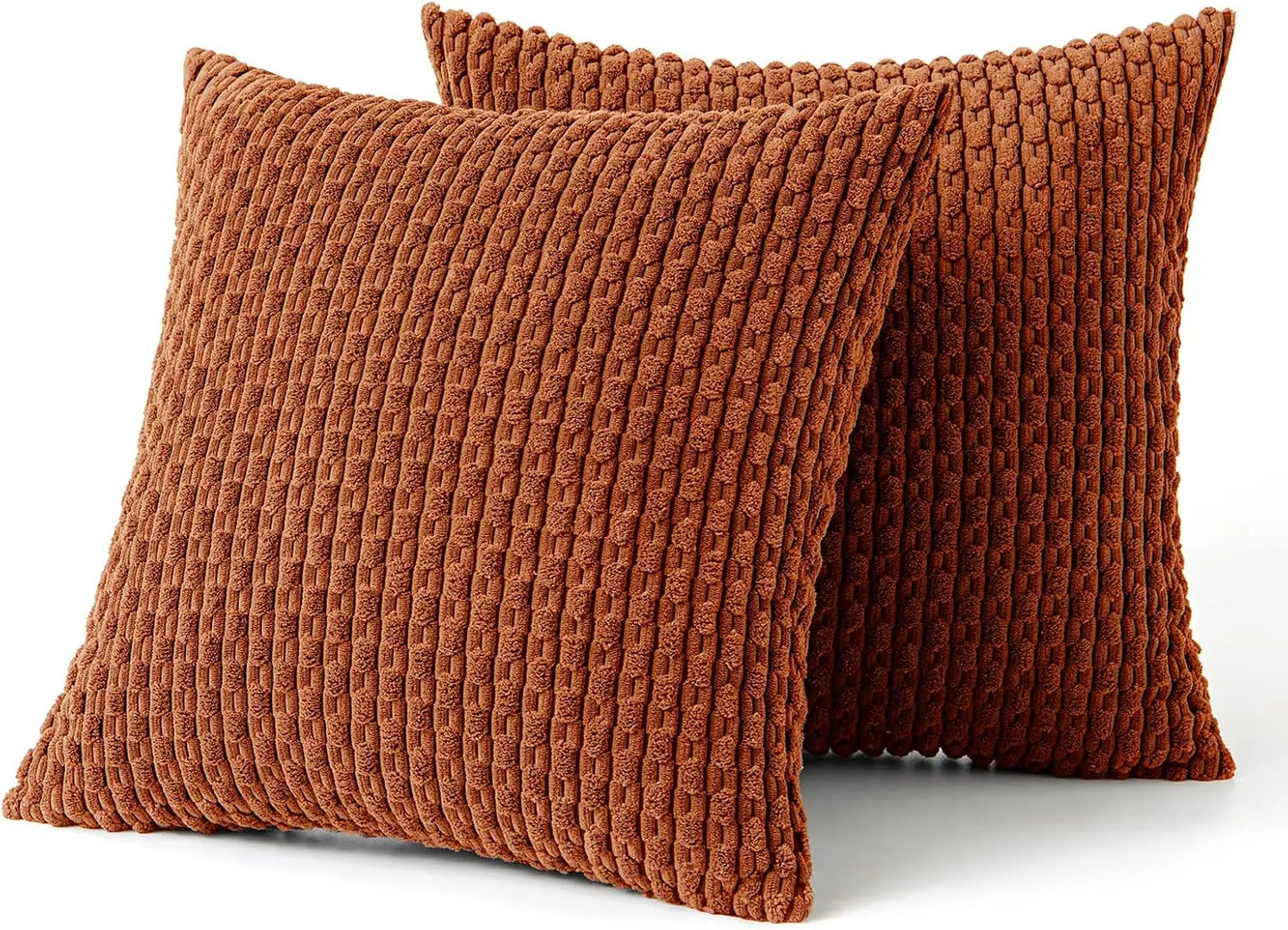 Boho Striped Corduroy Cushion Cover – Decorative Pillowcase for Sofa or Bed