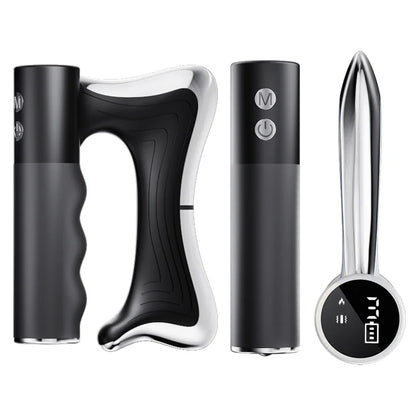 Electric Muscle Massager with Heat, Vibration, and Adjustable Temperature