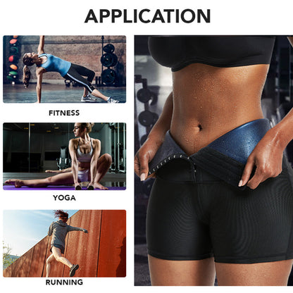HeatWave Slimming Workout Shorts for Enhanced Sweat