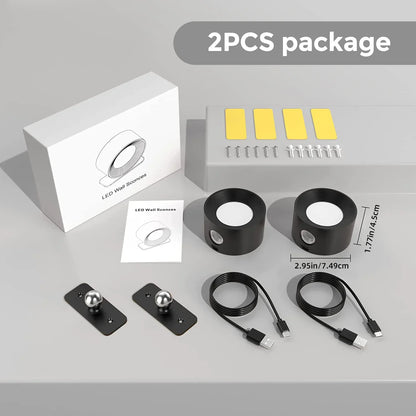 Touch Control Adjustable LED Wall Light Sconce