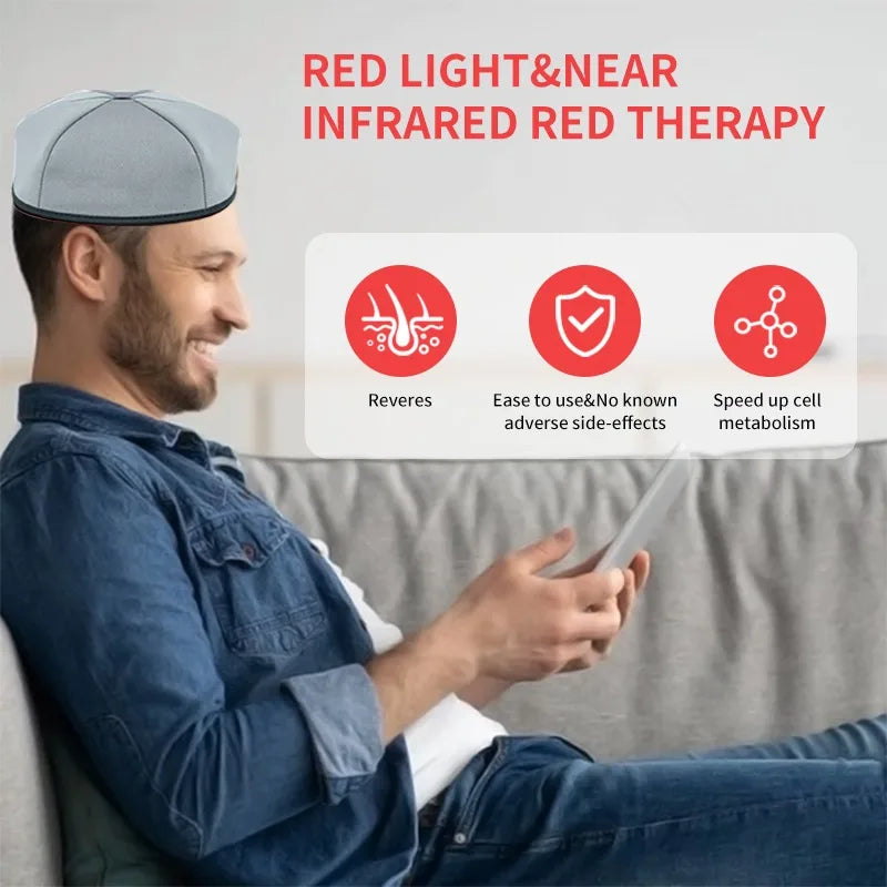 Portable Light Therapy Cap for Hair Growth