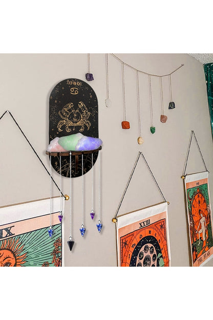 Hanging Black Shelf Unit for Wall Storage