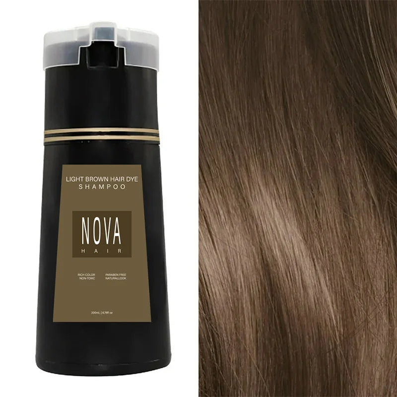 Instant Hair Dye Shampoo for Quick Color Refresh