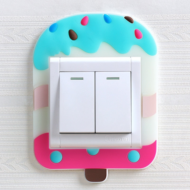 Glow-in-the-Dark Animal-Themed Light Switch Cover