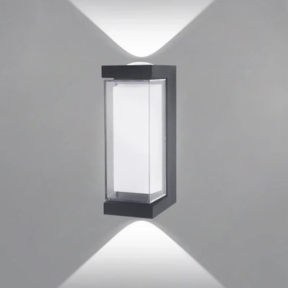 Contemporary Up/Down LED Wall Light | Waterproof IP65 | Aluminum | 17.5 × 12.5 × 10 cm