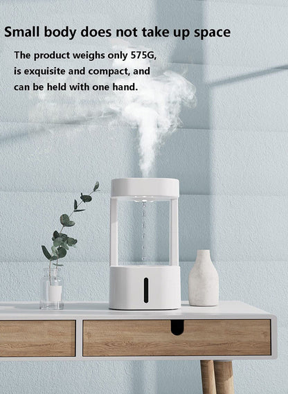 Waterfall Air Humidifier with Anti-Gravity Technology