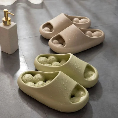 Indoor Slippers with Cushion Support and Breathable Design