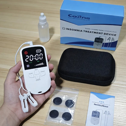 Battery-Operated Ear Clip Stimulator with 30-Minute Timer
