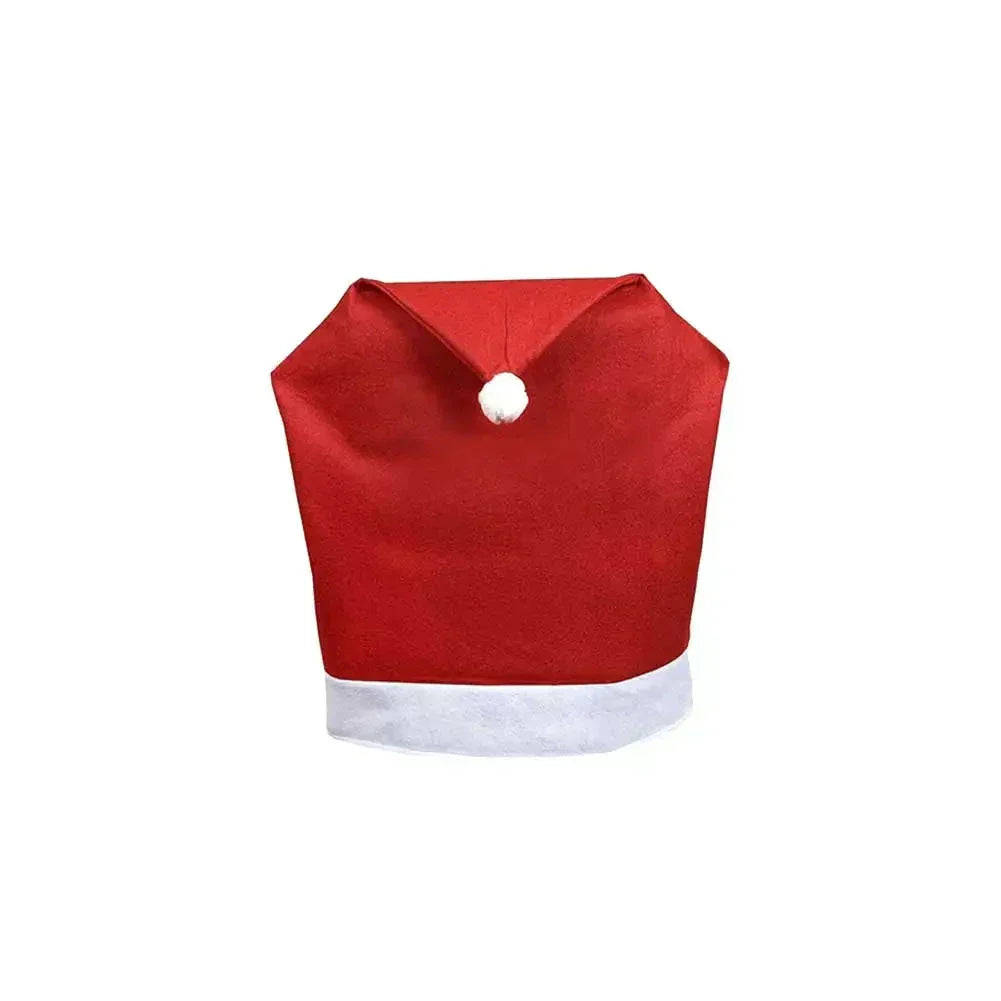 Set of Santa Design Chair Covers for Christmas – Decorative Seat Covers