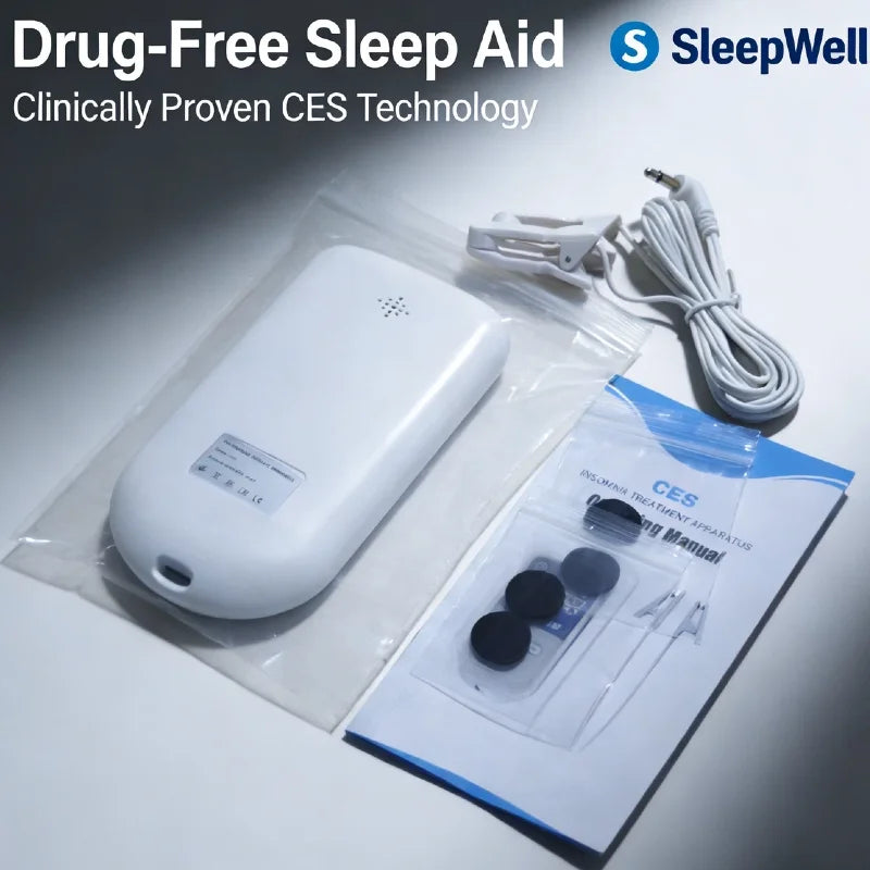 Battery-Operated Ear Clip Stimulator with 30-Minute Timer