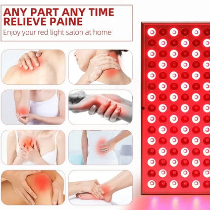 LED Light Therapy Device | 660nm 850nm Near Infrared Lamp for Skin & Body