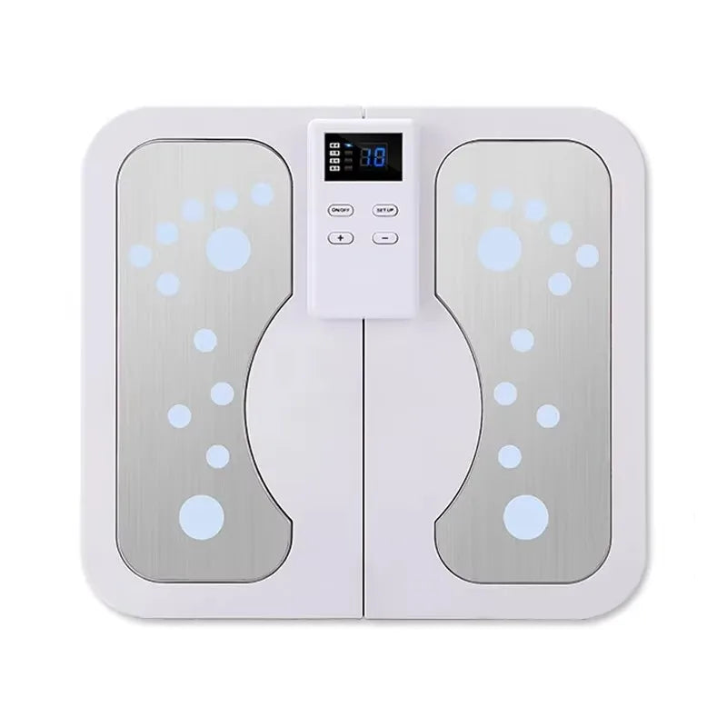 Foldable Foot Massager Mat with EMS, TENS, Heat – 3 Levels & LCD Control