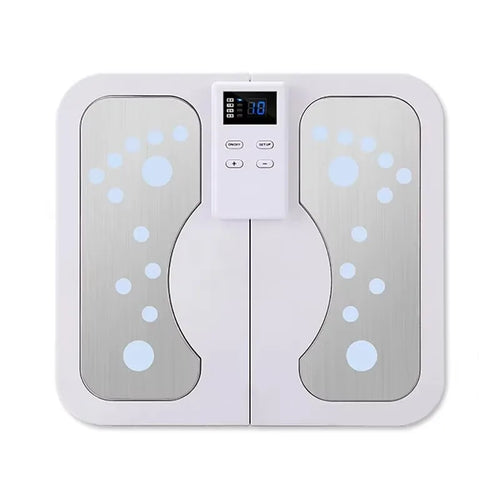 Foldable Foot Massager Mat with EMS, TENS, Heat – 3 Levels & LCD Control