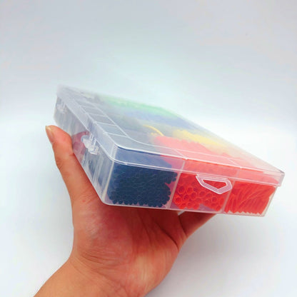 530-Piece Color-Coded Insulation Kit for DIY Projects