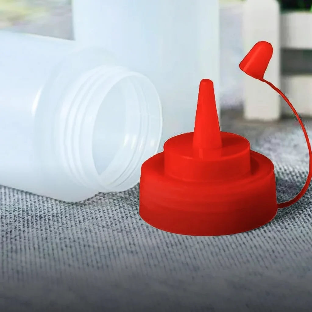 3-Pack of 12 oz Squeeze Bottles for Sauces – Leak-Resistant Dispenser for Oil, Syrup & Dressing