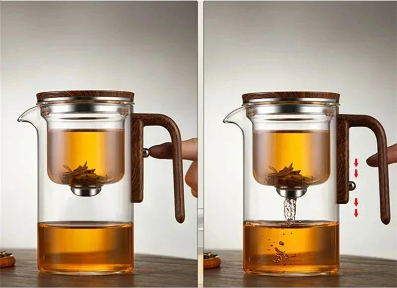 Stylish Teapot with Easy Magnetic Water Control