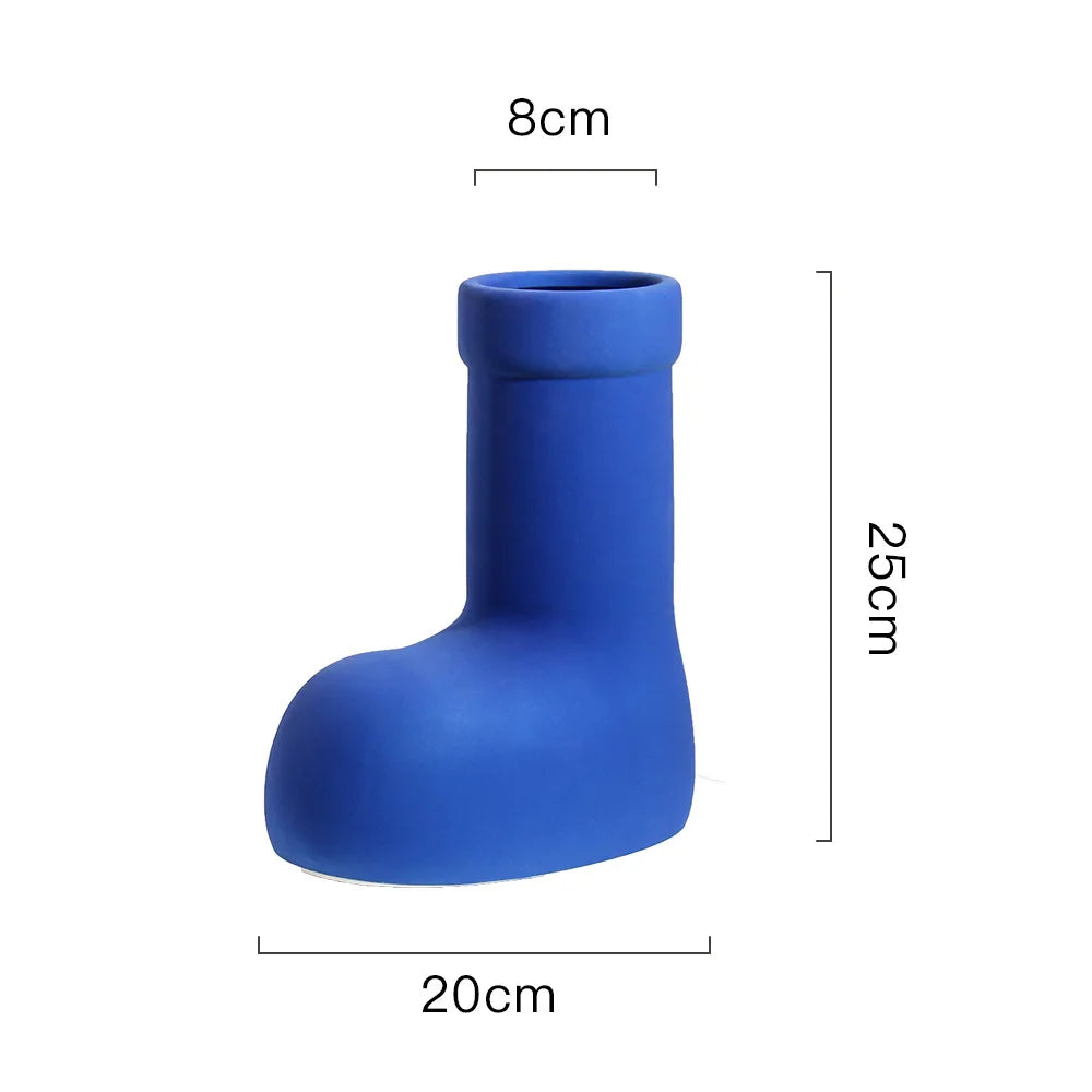 Vase in Ankle Boot Design
