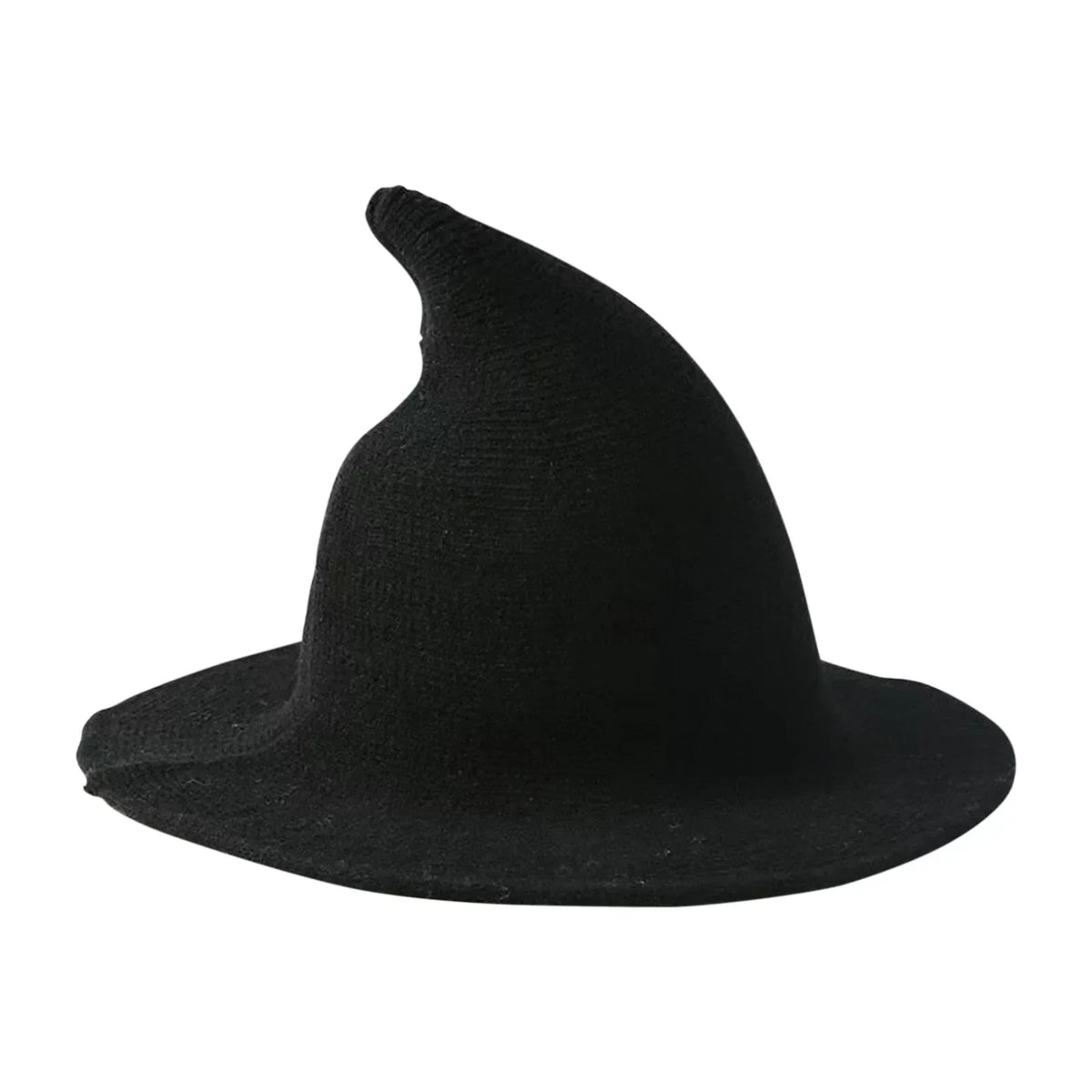 Chic Foldable Witch Hat – Cozy Crochet Accessory for Winter and Halloween