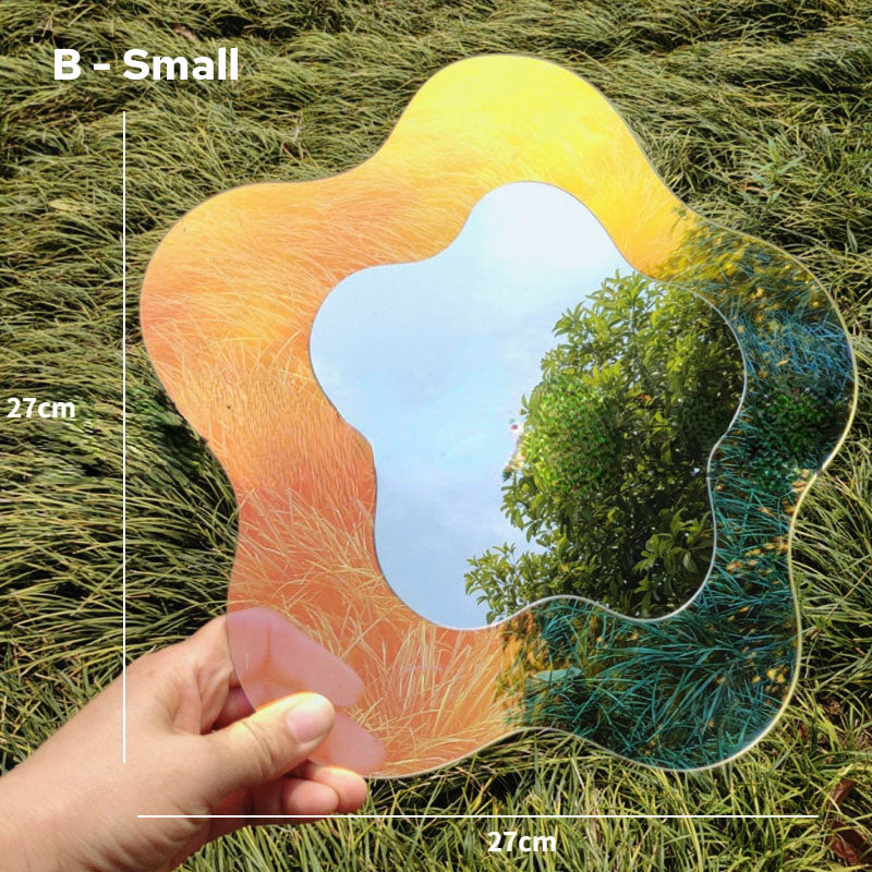 Charming Floral Acrylic Reflector for Home Decor