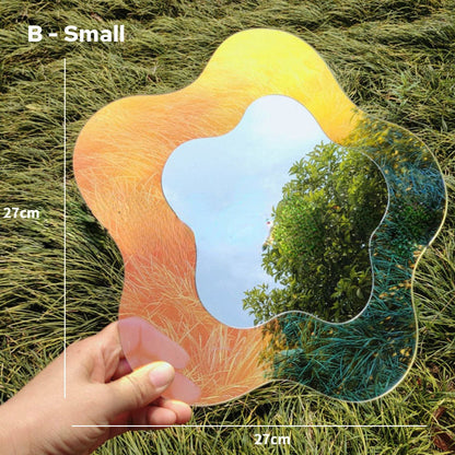 Charming Floral Acrylic Reflector for Home Decor