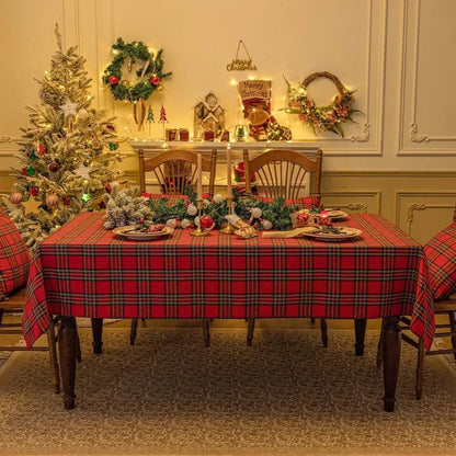 Christmas Checkered Tablecloth – Last Day Discount