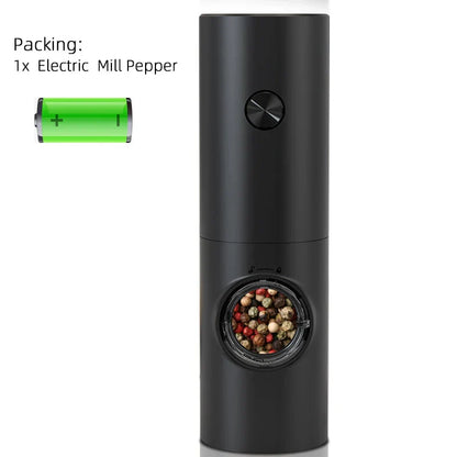 Set of Electric Mills for Salt and Pepper - Spice Grinder