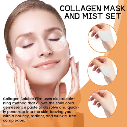 10 Pack Collagen Film Face Masks