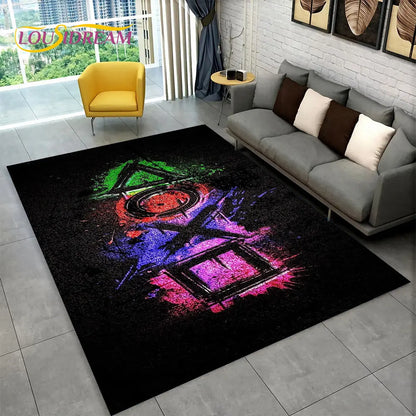 3D Soft Playmat for Kids and Gamers – Gamepad Floor Mat