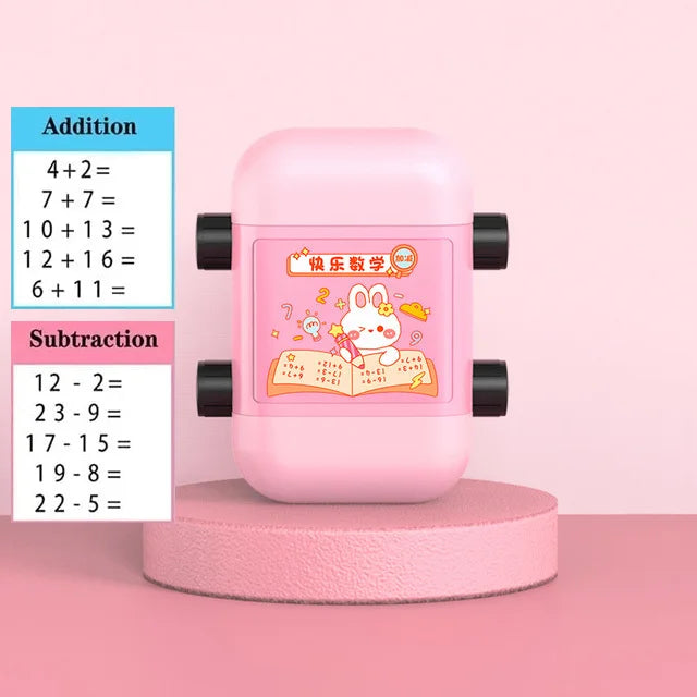 4-in-1 Fun Math Stamp Tool for Kids
