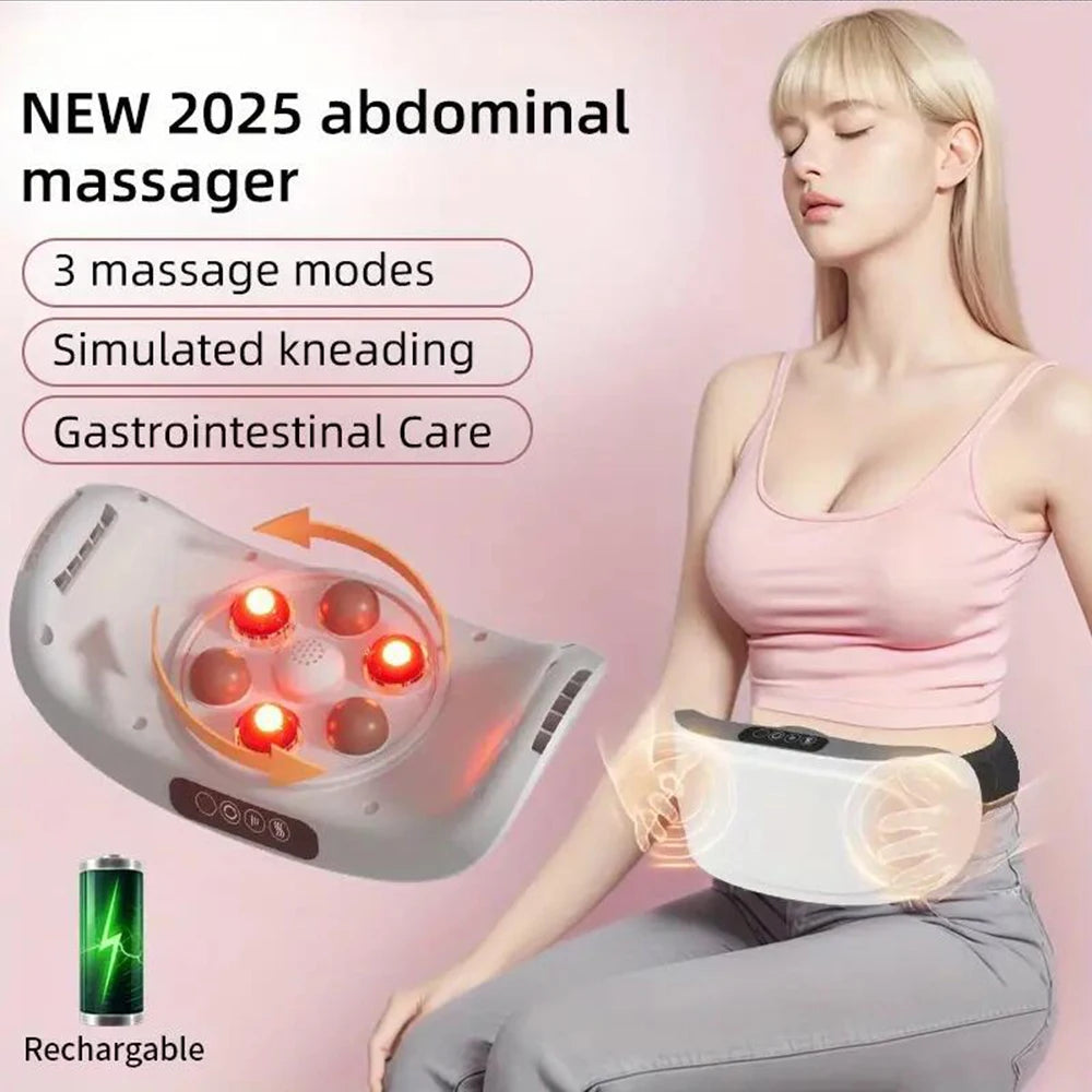 ThermaRelief Heated Abdominal Massager Belt – Instant Relief for Cramps, Bloating & Tension