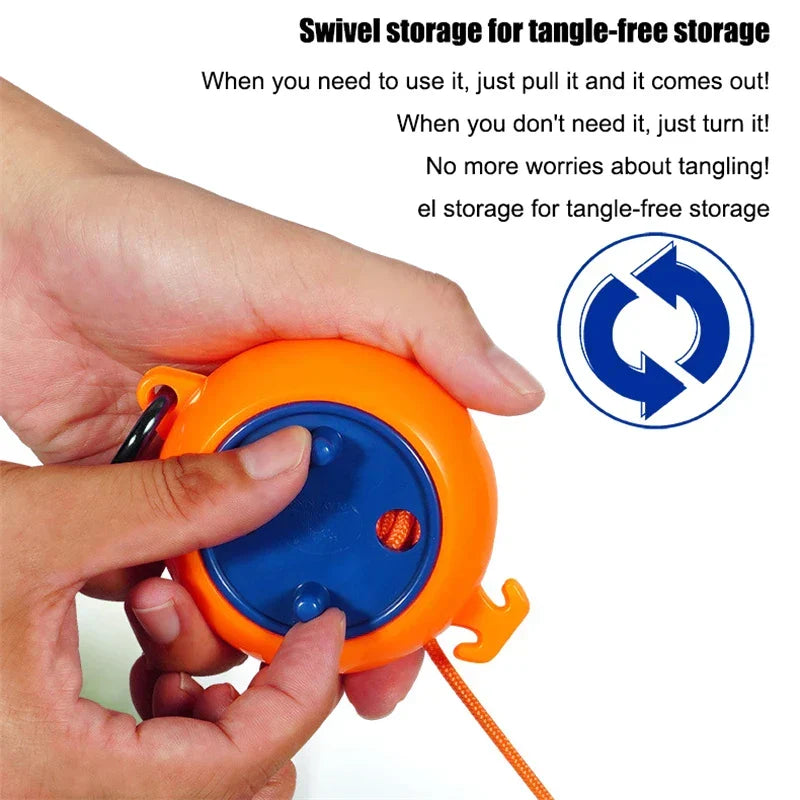 Portable Adjustable Clothesline for Travel – Retractable Design