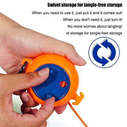 Portable Adjustable Clothesline for Travel – Retractable Design