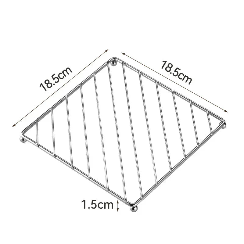 Stainless Steel Heat Insulator Coaster | Heat Resistant | Ø Approx. 120 g