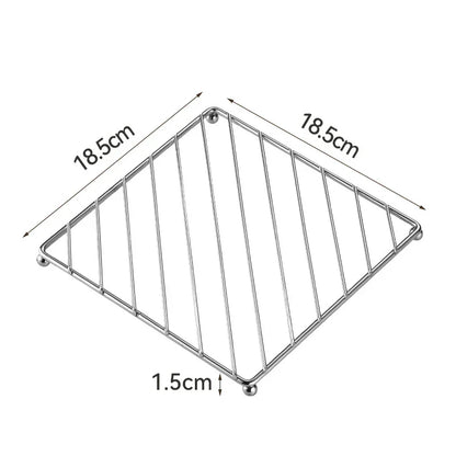 Stainless Steel Heat Resistant Coaster | Insulating | Diameter approx. 120 g