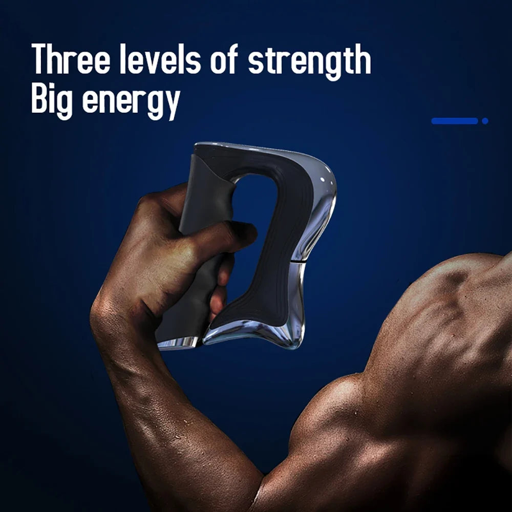 Rechargeable Handheld Muscle Massager with Microcurrent & Vibration – 3 Modes